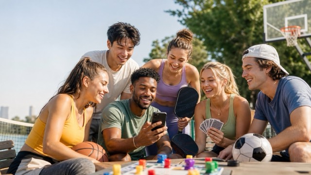 People choosing rules before a casual game