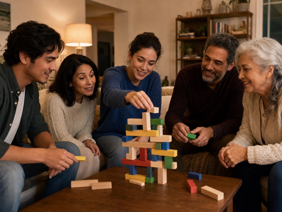 Family Night Memory Grid activity preview
