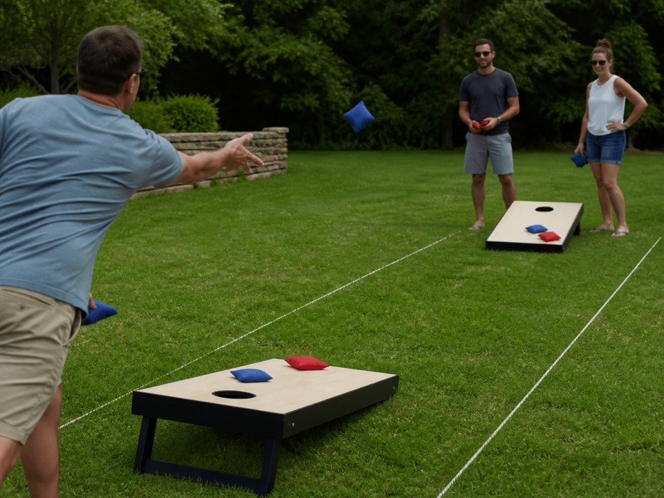 Bank or Edge Option · Cornhole activity preview