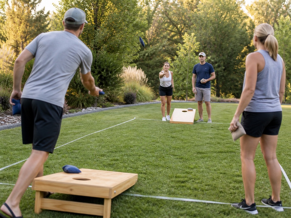 Captain Distance Call · Cornhole activity preview