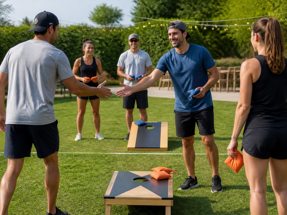 Partner Switch · Cornhole activity preview