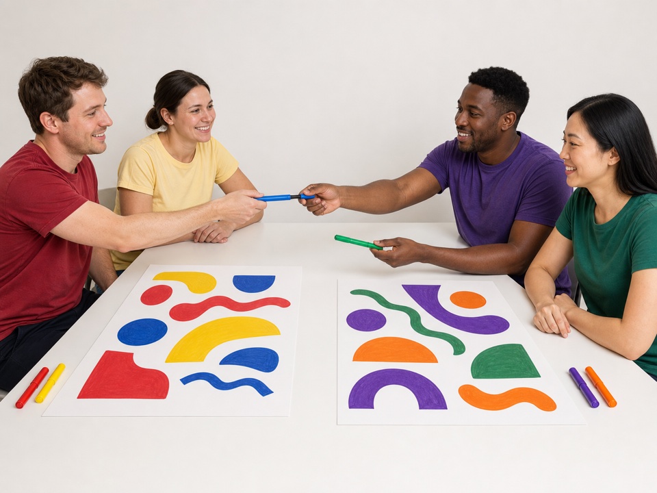 Three-Color Poster Sprint activity preview