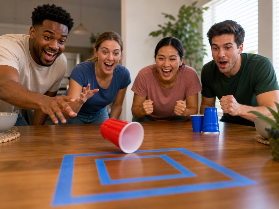 Cup Slide Duel