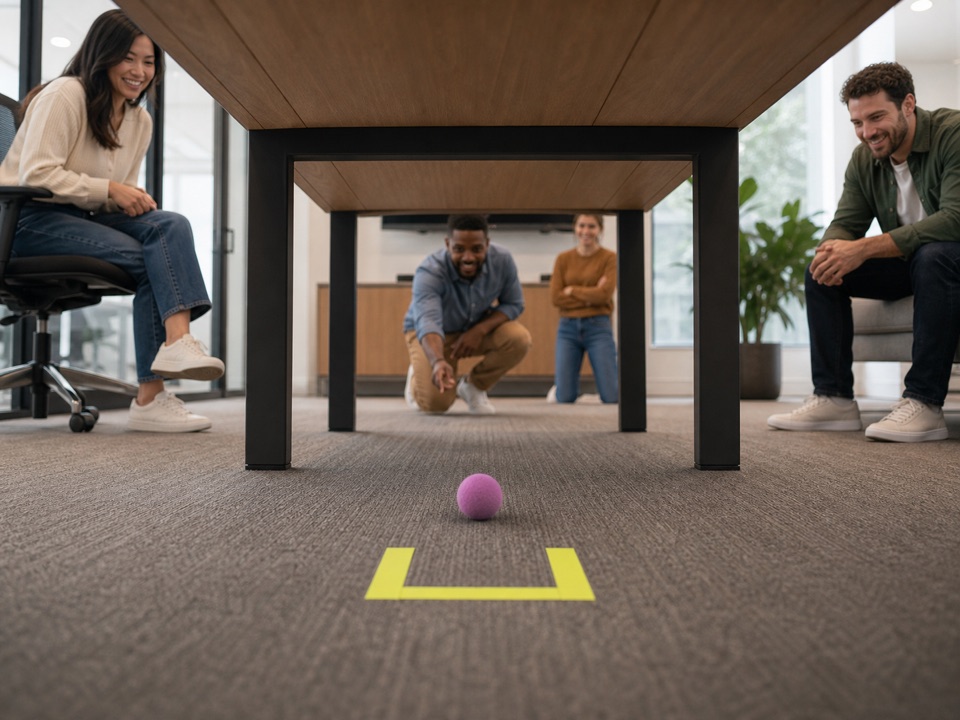 Under-Table Lane Putt activity preview