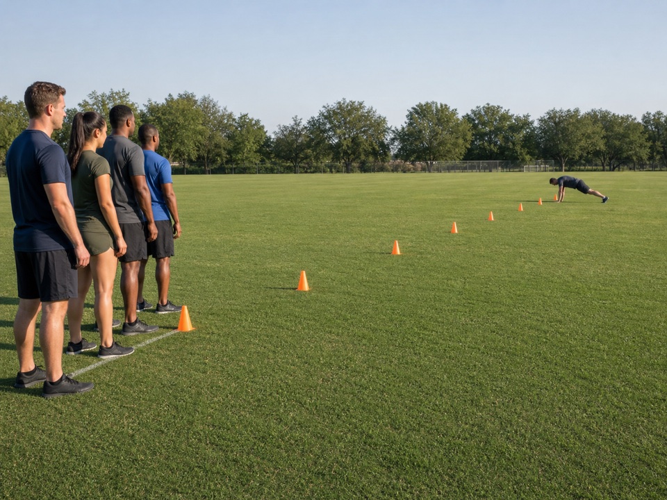 Burpee Shuttle Combo activity preview