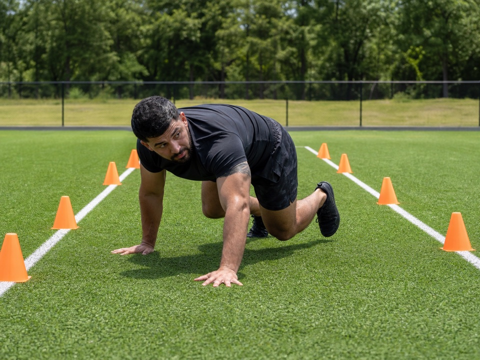 Reverse Bear Crawl Run activity preview
