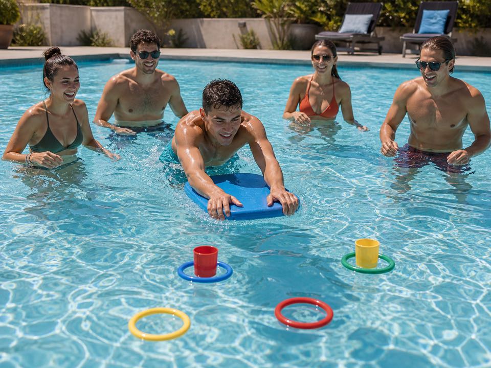 Floating Cup Target Toss