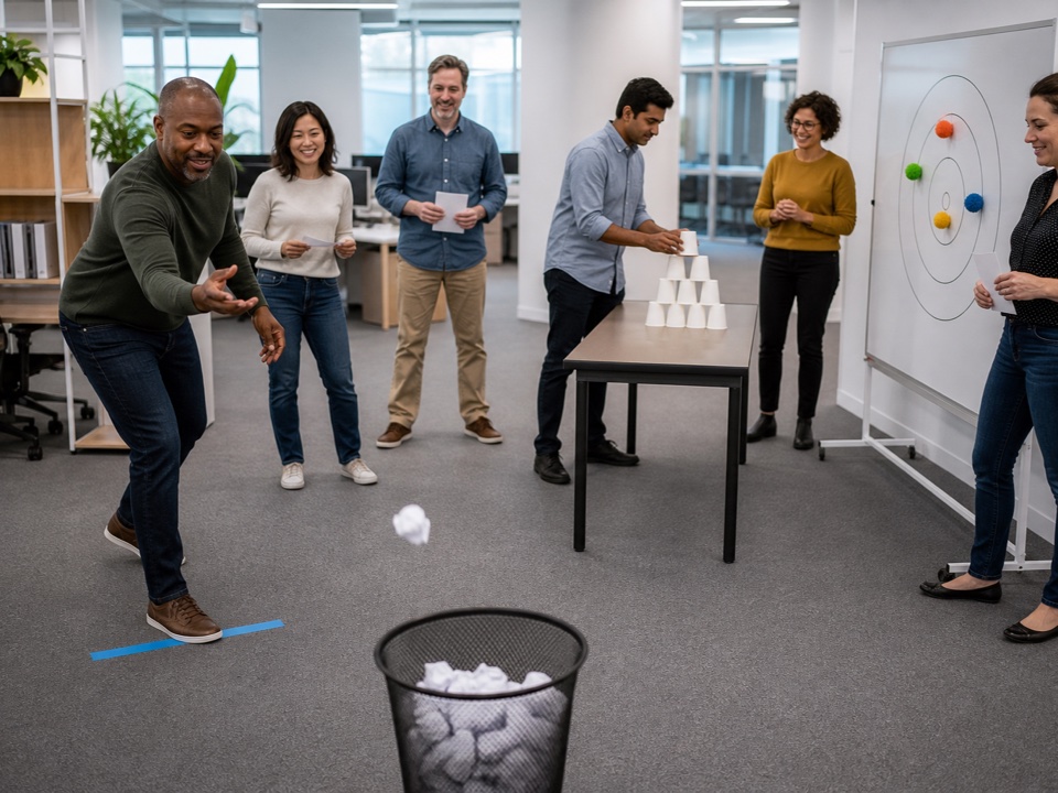 Paper Toss Bracket activity preview