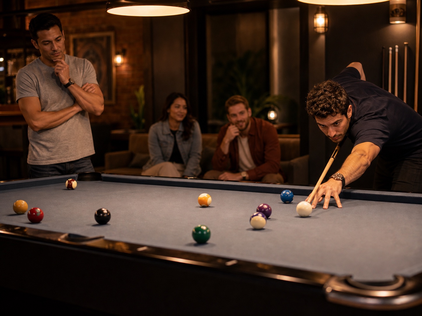 One-pocket short race pool game