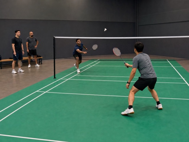 Badminton King of the Court activity preview