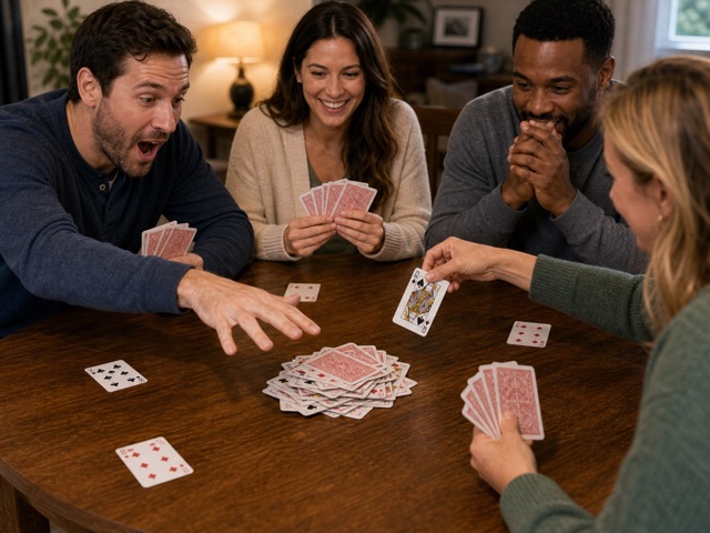 Beggar-My-Neighbor Showdown activity preview - Play until one player claims the full stack or leads after the time cap.