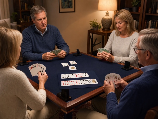 Bridge Mini Rubber activity preview - Play a mini rubber with simplified scoring and rotate partners after each table.