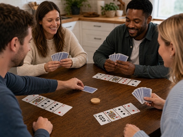 Chase the Ace Rotation activity preview - Pass or hold each turn while trying not to finish with the lowest card.