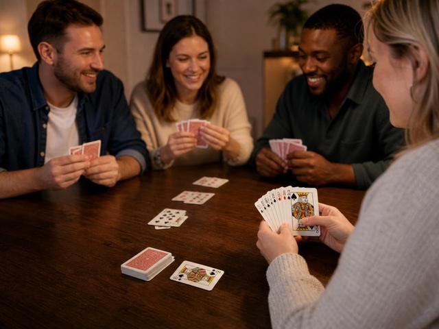 Euchre Best of Five activity preview - Play short euchre games to 5 points. Best of 5 games wins the match.