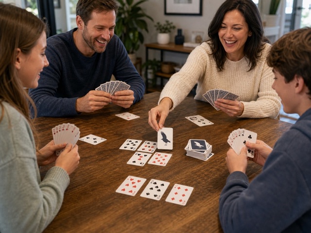 Rook Trump Sprint activity preview - Play short Rook rounds and track captured point cards. First team to target wins.