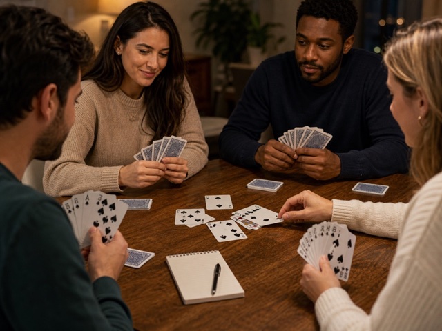 Spades Nil Night activity preview - Play Spades with standard bidding, but track successful nil bids separately.