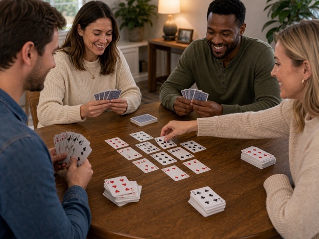 Table Capture Race activity preview - Play capture-card hands and score cards won from the table.