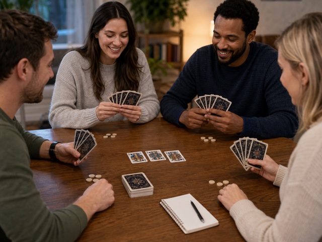 Wizard Prediction Round activity preview - Play prediction trick rounds and score only exact trick calls.