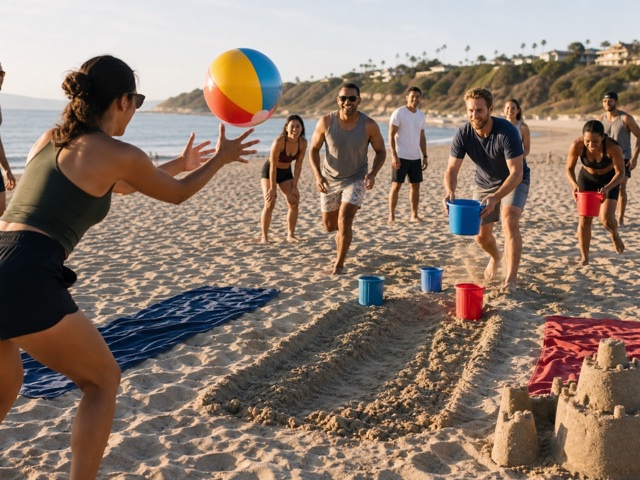 Towel Island Relay activity preview