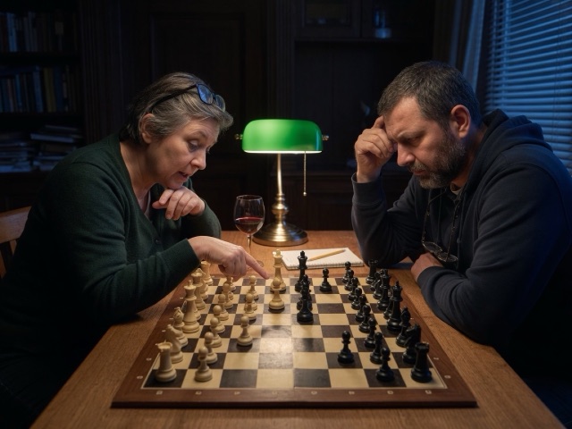 Chess960 Night activity preview - Fischer-random starting positions shared across every board, three rounds.