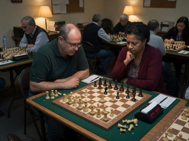 King of the Hill Variant activity preview - Standard chess with an instant win for walking your king to the center.