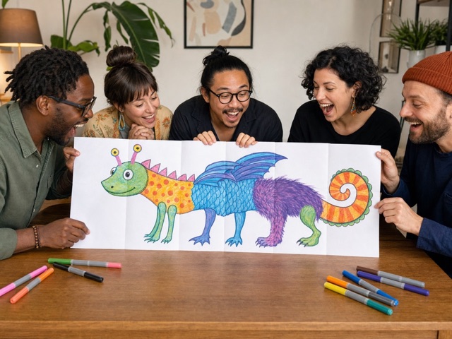 Collaborative Monster Draw activity preview