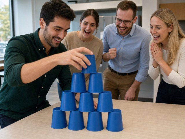 Cup Stack Tower activity preview