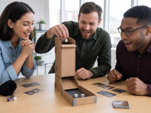 Desk Dice Tower activity preview