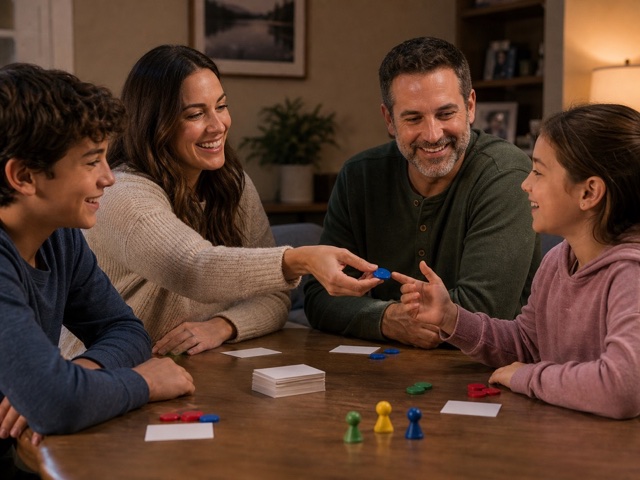 Family Night Pace Ladder activity preview - Each equal-turn set slightly speeds the table clock.