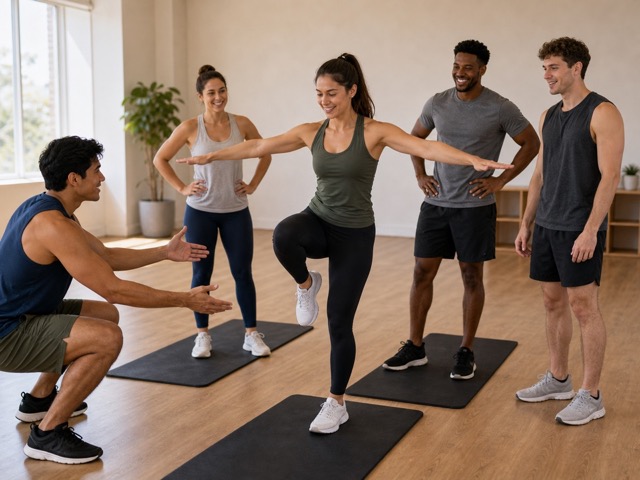 Fitness Placement Ladder activity preview - A target progression that rewards controlled accuracy for friends, work breaks, families, and training partners.