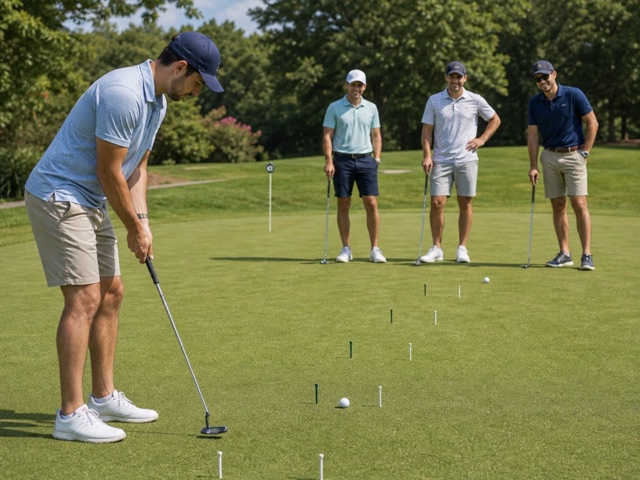 Putting Gate Marathon activity preview - Set short-, mid-, and long-range putting gates and score every made gate during the practice block or warmup.