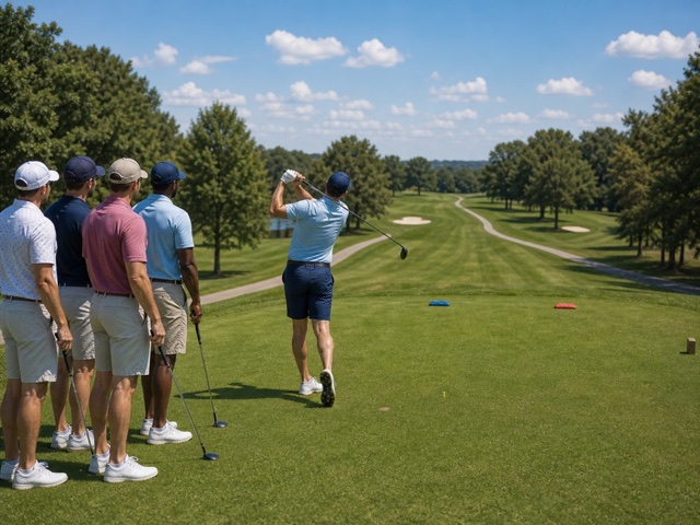Tee Shot Fairway Split activity preview - Score only fairway hits and first-shot position on a selected stretch of holes. Best tee-box card wins.