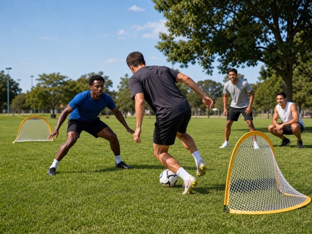 1v1 mini-goal soccer ladder