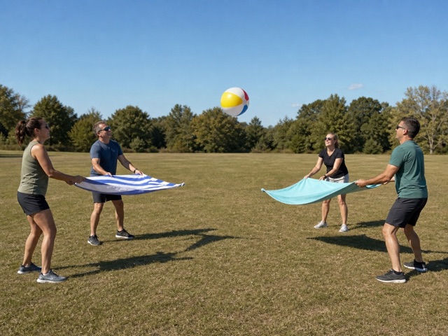 Beach Towel Balloon Rally activity preview