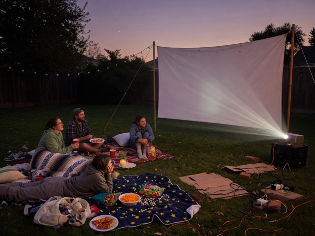 Genre Theme Night activity preview - Run a genre outdoor-movie night.