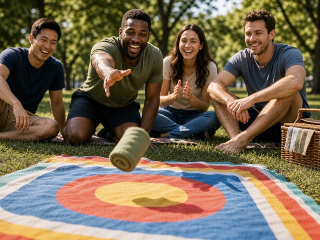 Outdoor Movie Silent Focus Beat activity preview - One round uses gestures only.