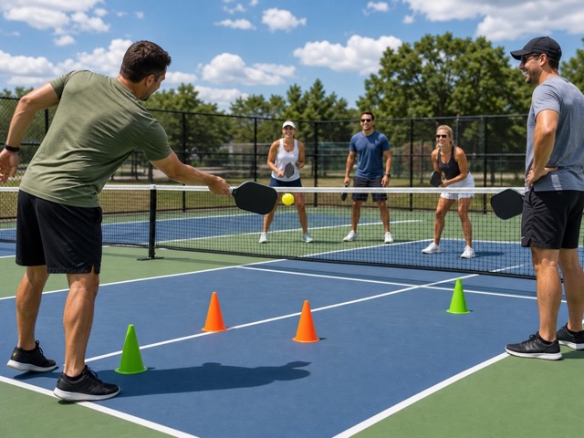 Pickleball Verify-First Finish activity preview - No cheer until the result is verified.