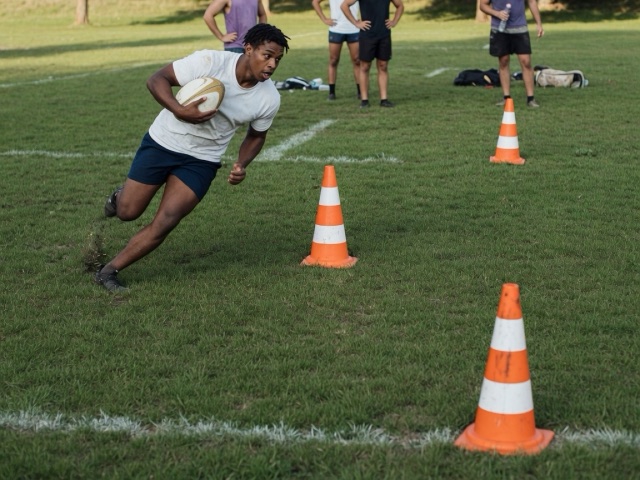 Sidestep Cone Slalom activity preview