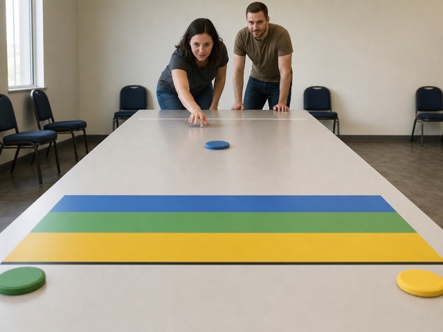 Lid Curling Duel activity preview