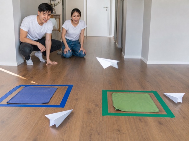 Paper Plane Landing Duel activity preview