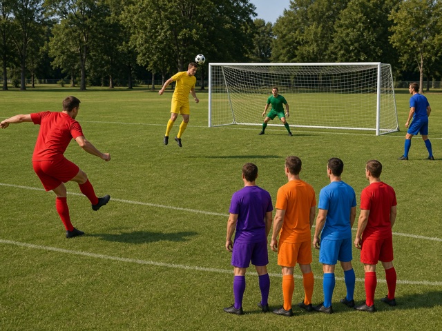 Headers and Volleys Lives activity preview - Street-classic headers and volleys with lives, keeper rotation, and a header premium.