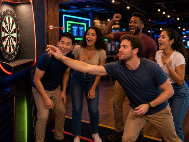 Arcade Clue Chase activity preview - A clue-solving sprint with a clear boundary for arcades, rec rooms, and social venue groups.