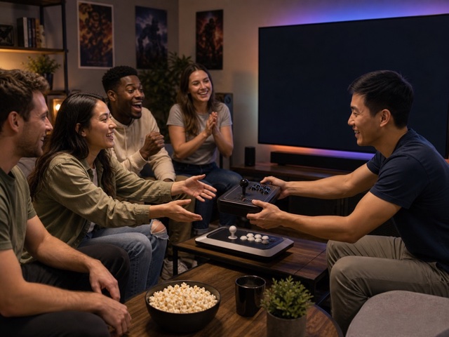 Arcade Lightning Round activity preview - A quick timed round for a fast score swing for arcades, rec rooms, and social venue groups.