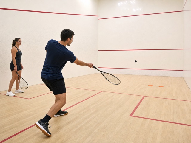 Crosscourt Gate activity preview - Train squash crosscourt width.