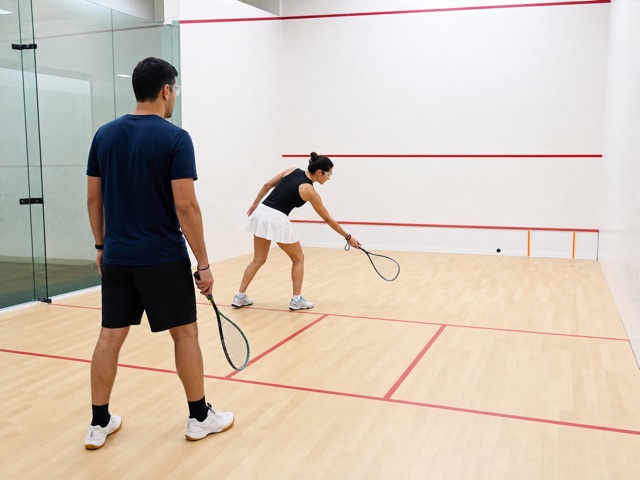 Drop Shot Window activity preview - Practice squash drop shots without reckless lunges.