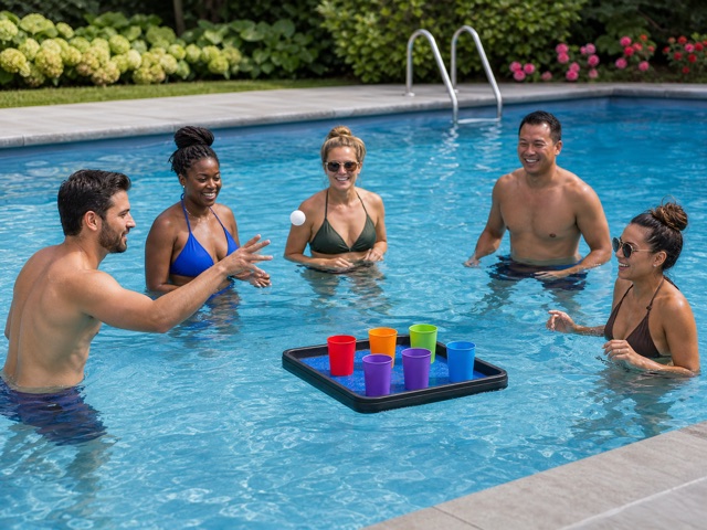 Floating Cup Target Toss activity preview