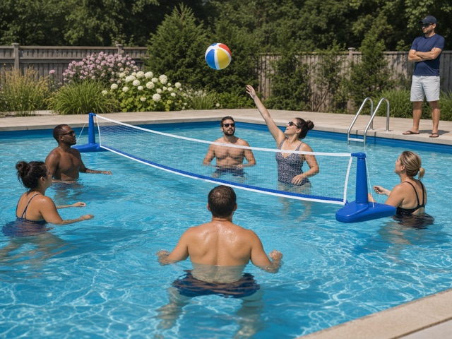 Pool Volleyball Mini-Rally activity preview