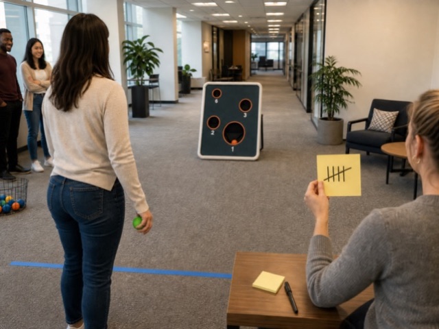 Sticky-Note Score Keeper activity preview - Visible sticky-note ledger keeps office breaks fast and dispute-light.