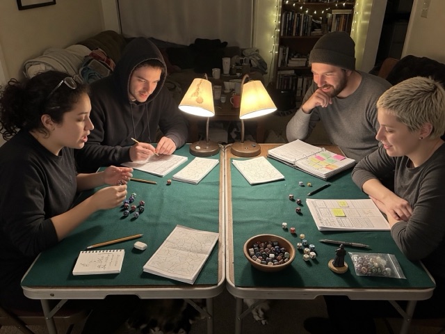 Two-Player Duets activity preview - The established duet format run as parallel one-GM-one-player tables.