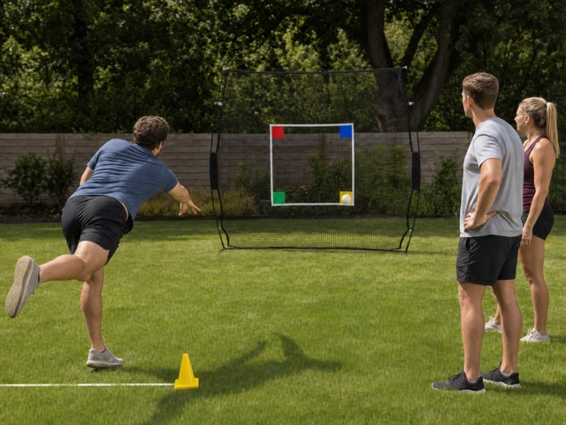 Curveball Corner Call activity preview - Score wiffle ball movement pitches without overpowering hitters.